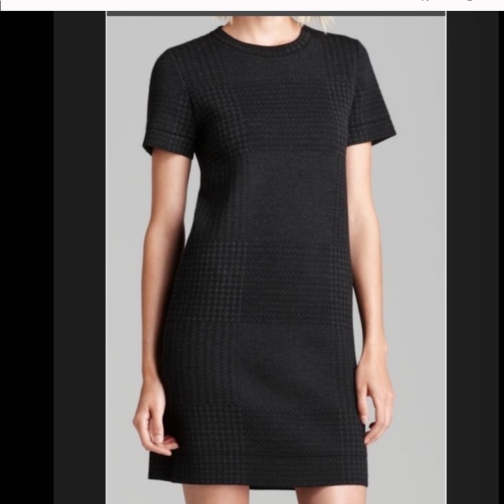 Theory wool herringbone dress size small